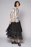 DOGSTAR KINA GATHER SKIRT black
