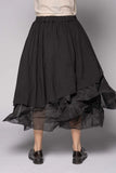 DOGSTAR KINA GATHER SKIRT black