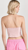 Free People Leilani Gingham Tube Top | Pink Gingham - Stay Wild Collective  Top