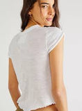 Free people Be my baby Tee - Short Sleeve