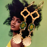 Ghost and Lola mosaic earrings