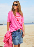 Hammil and contract denim skirt stonewash