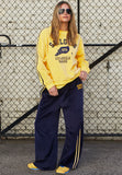 Hammil and co lemon velour sweat - Stay Wild Collective