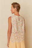 Indi & Cold Embroidered Poplin Top - Stay Wild Collective  Shirt