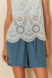 Indi & Cold Embroidered Poplin Top - Stay Wild Collective  Shirt
