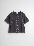 Indi & Cold Embroidered Trapeze Shirt - Stay Wild Collective  Shirt