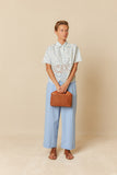 Indi & Cold Printed Embroidered Poplin Top - Stay Wild Collective  Shirt