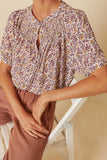 Indi & Cold Water Colour Flower Shirt - Stay Wild Collective  Shirt