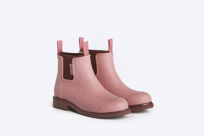 Dusty shop pink boots