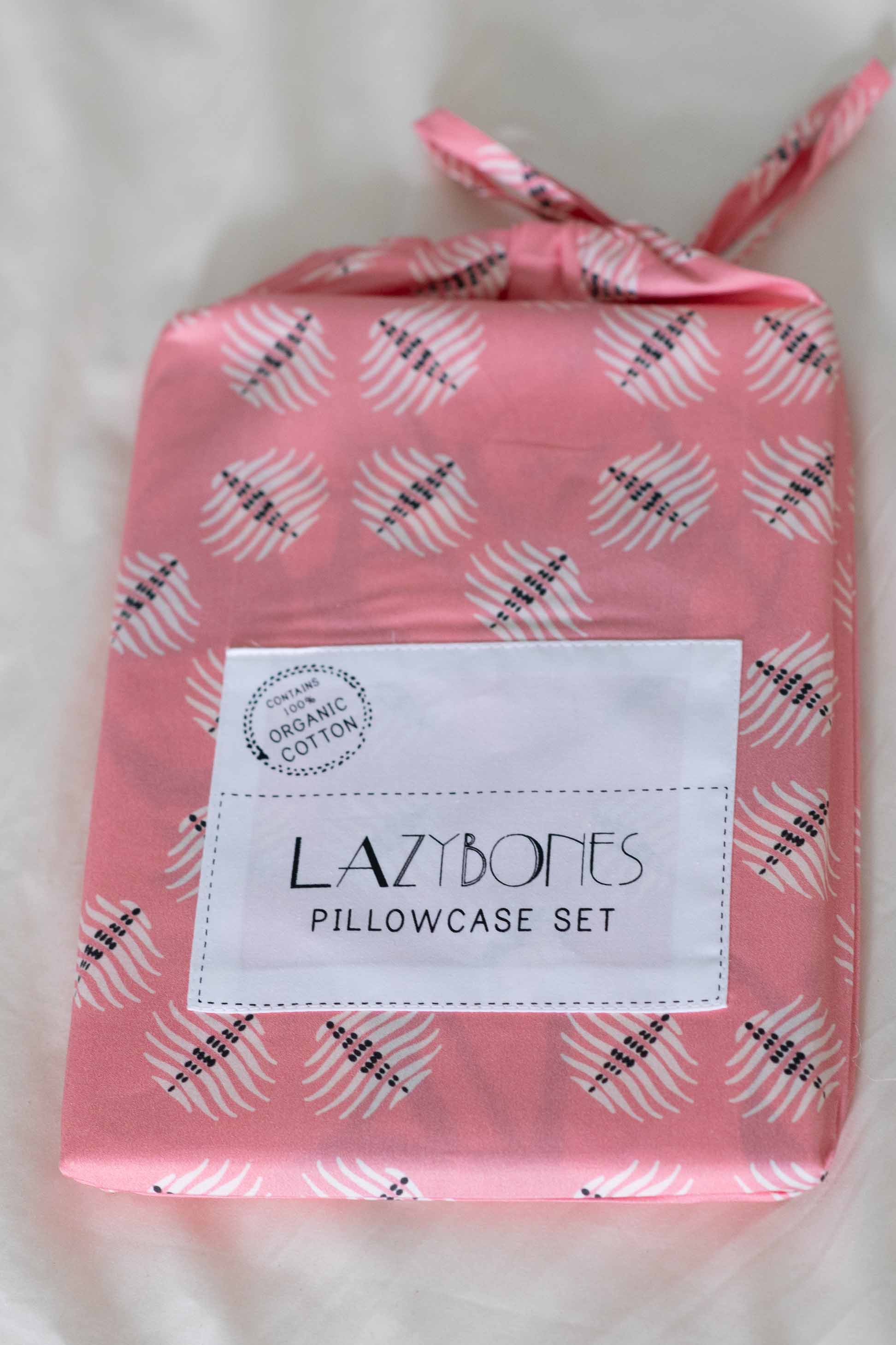 Lazy bones sweetpeapillow case set