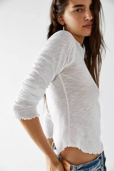 Free people Be my baby Tee - Long Sleeve