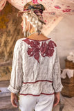 Magnolia Pearl Embroidered Juno Jacket 465-MOON-OS