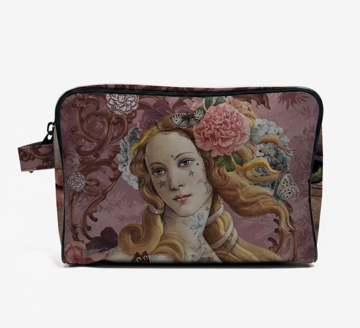 Voglio Bene velvet toiletry bag