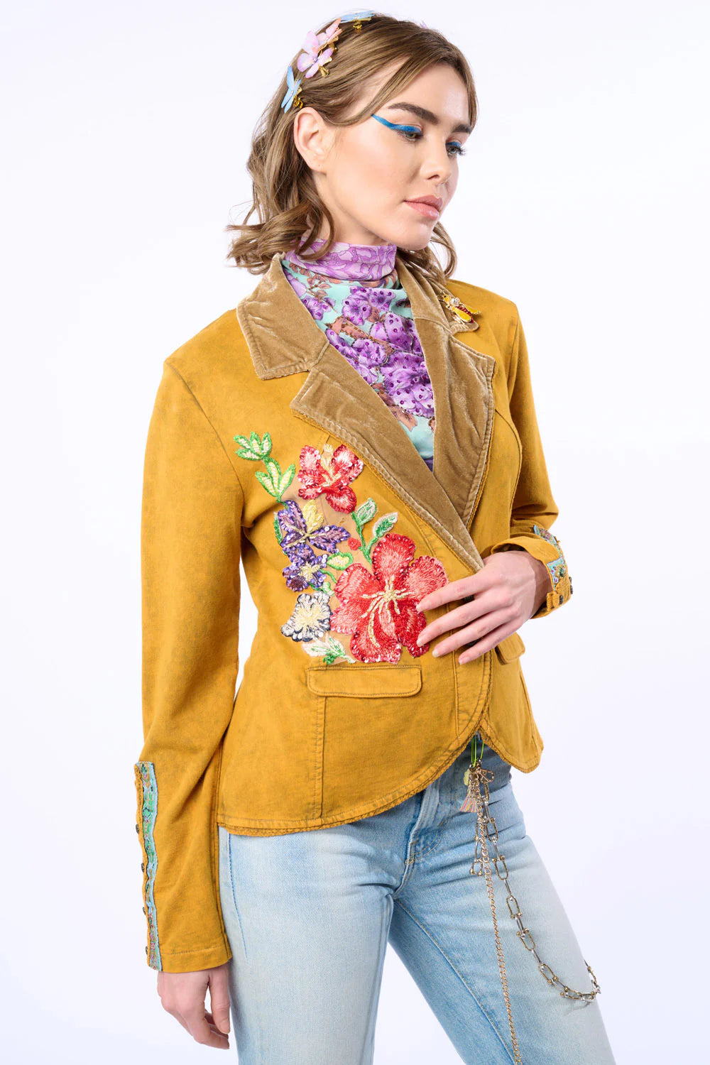 JULIET FRENCH TERRY BLAZER/JACKET