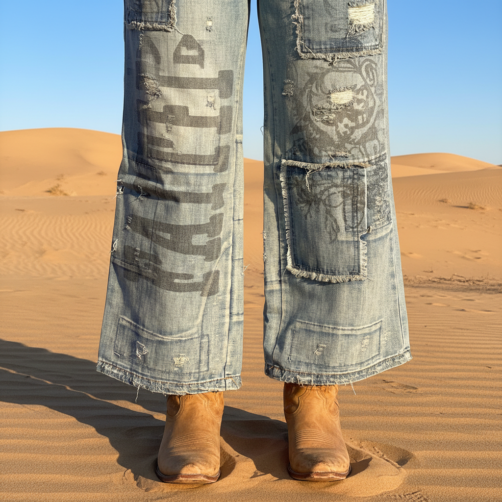Jaded gypsy peace love and faith jeans