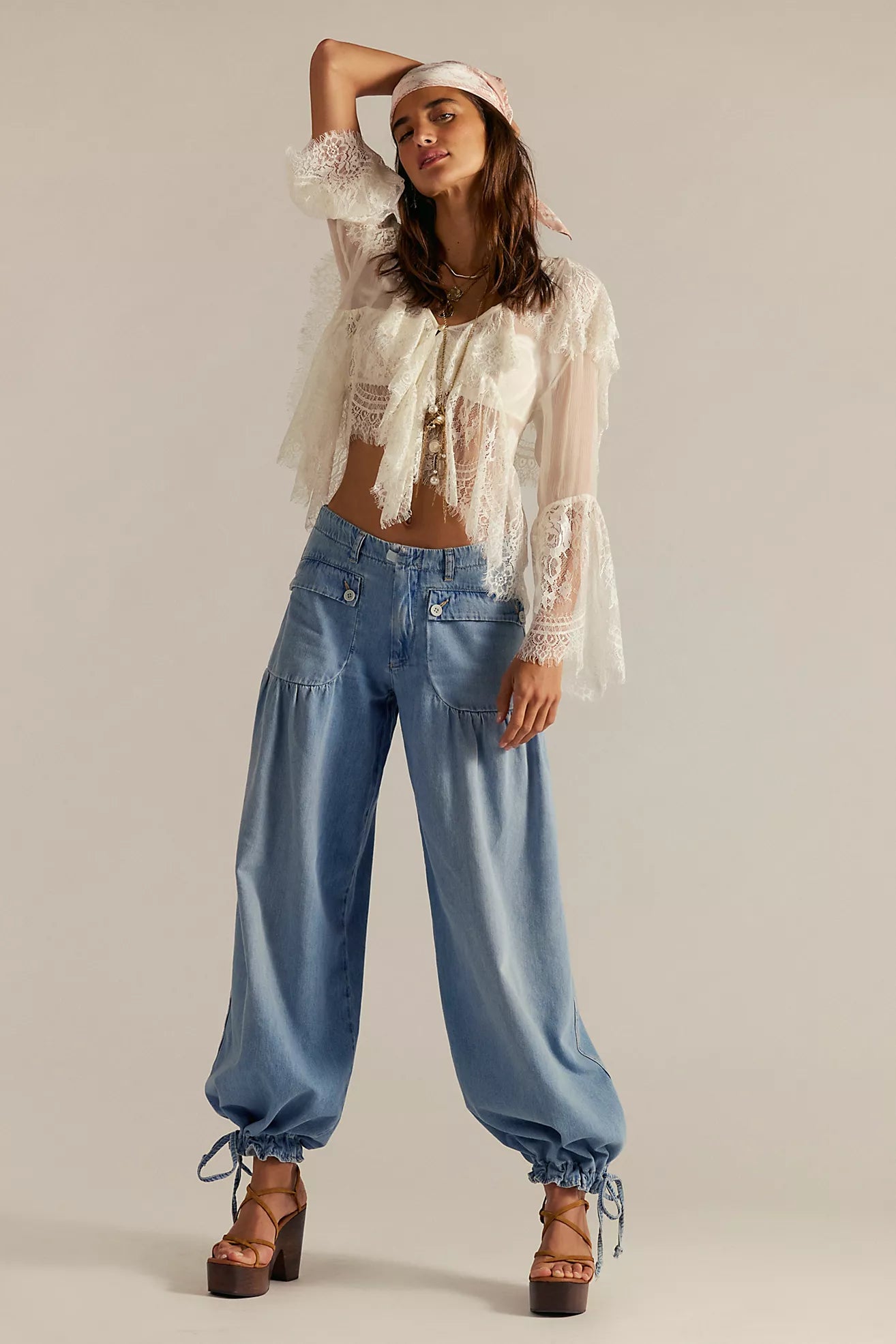 Free people lotus balloon jeans we the free