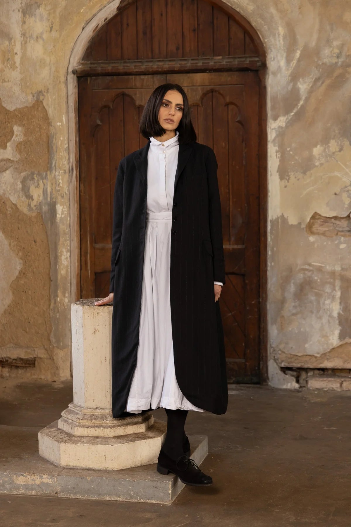 Meg by design arc coat cotton /wool