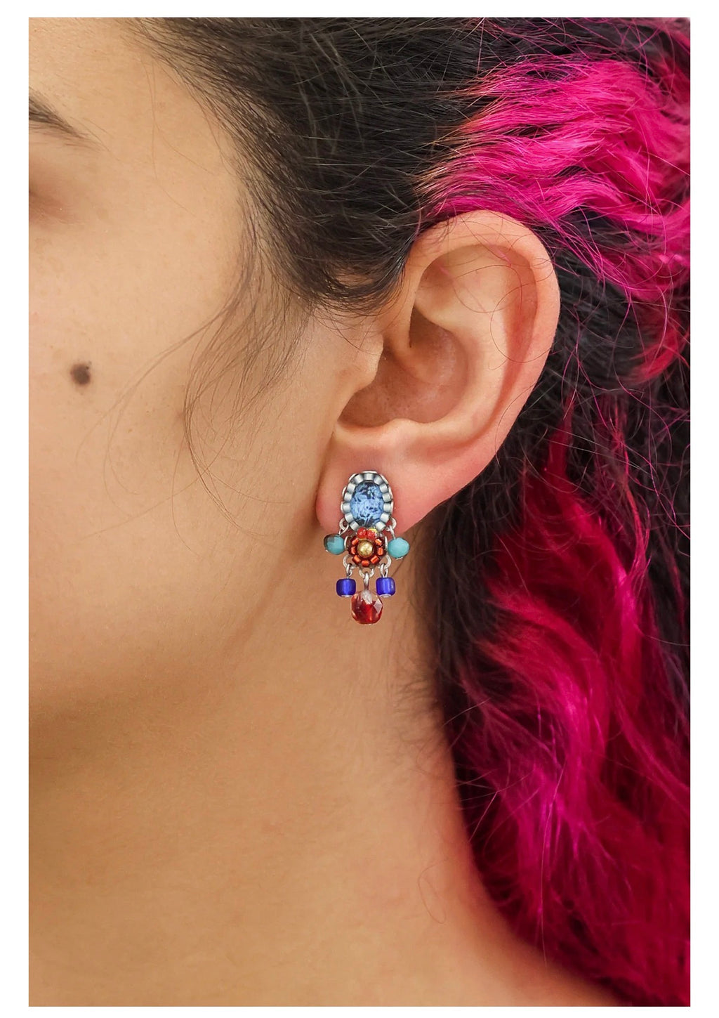 Ayala bar Heatwave Set, Stud Earrings, Ocean C2369
