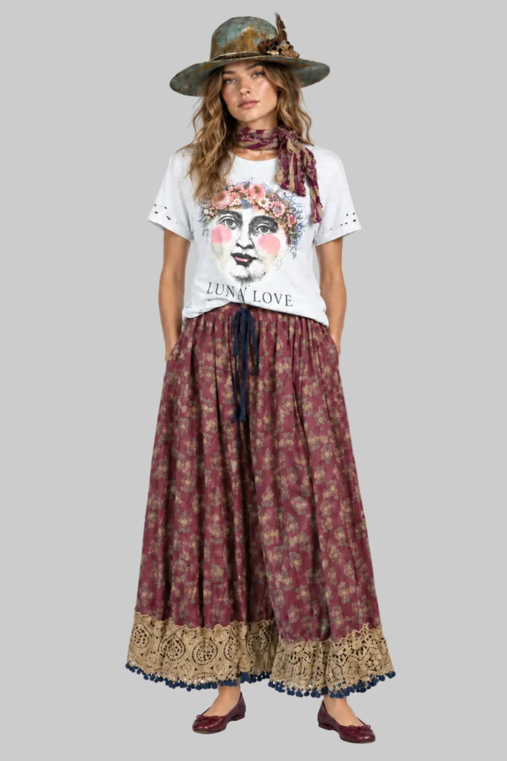 Jaded gypsy heirloom heart bloomers one size
