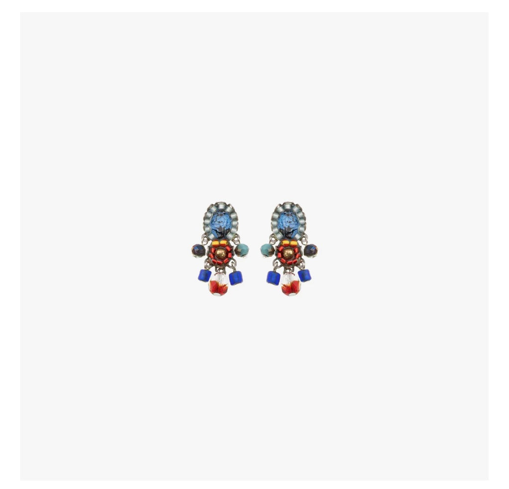 Ayala bar Heatwave Set, Stud Earrings, Ocean C2369