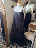 Krista Larson Long lavish striped Japanese cotton slip O/S