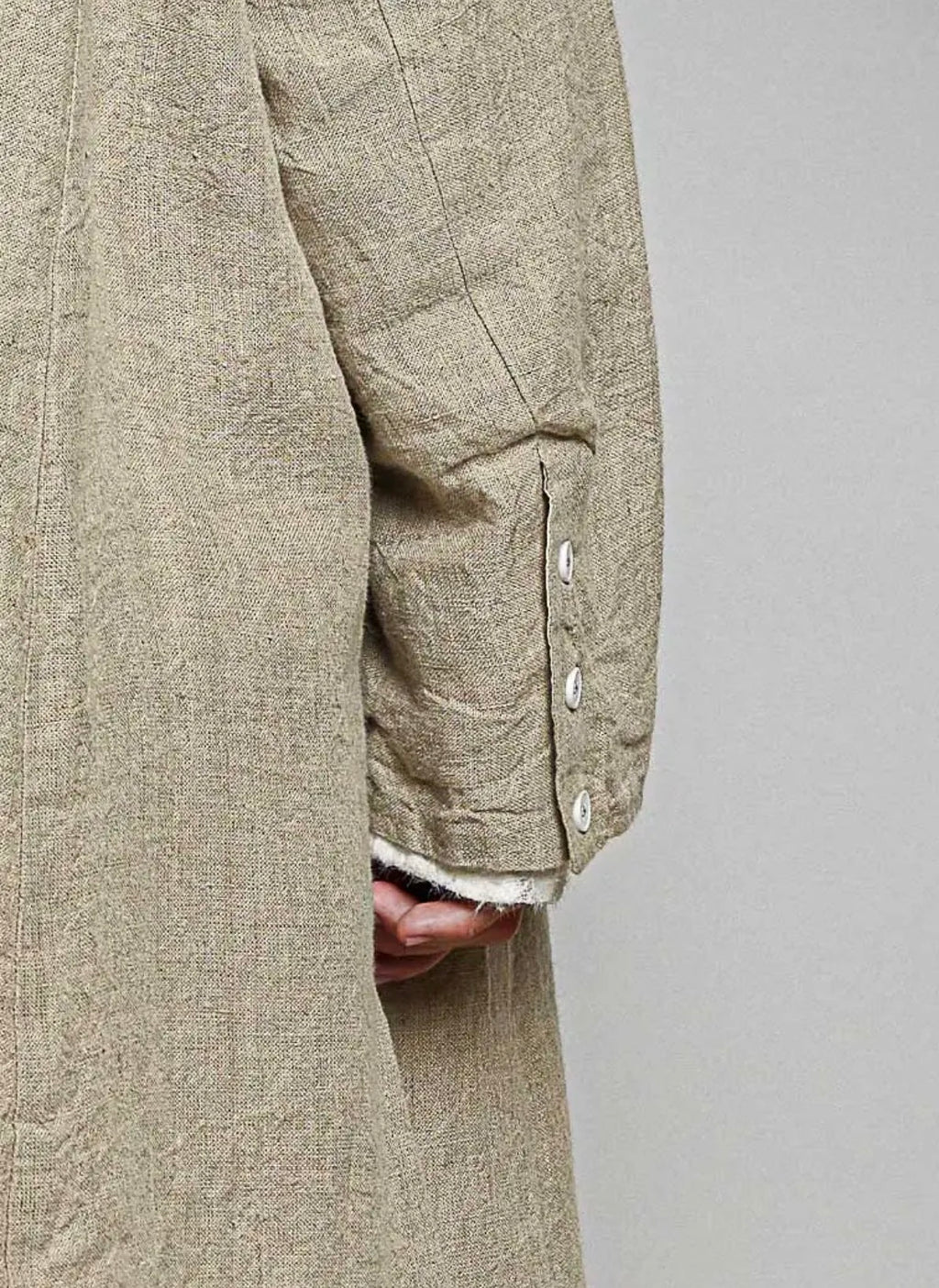 Long sleeve Jedda long cotton coat