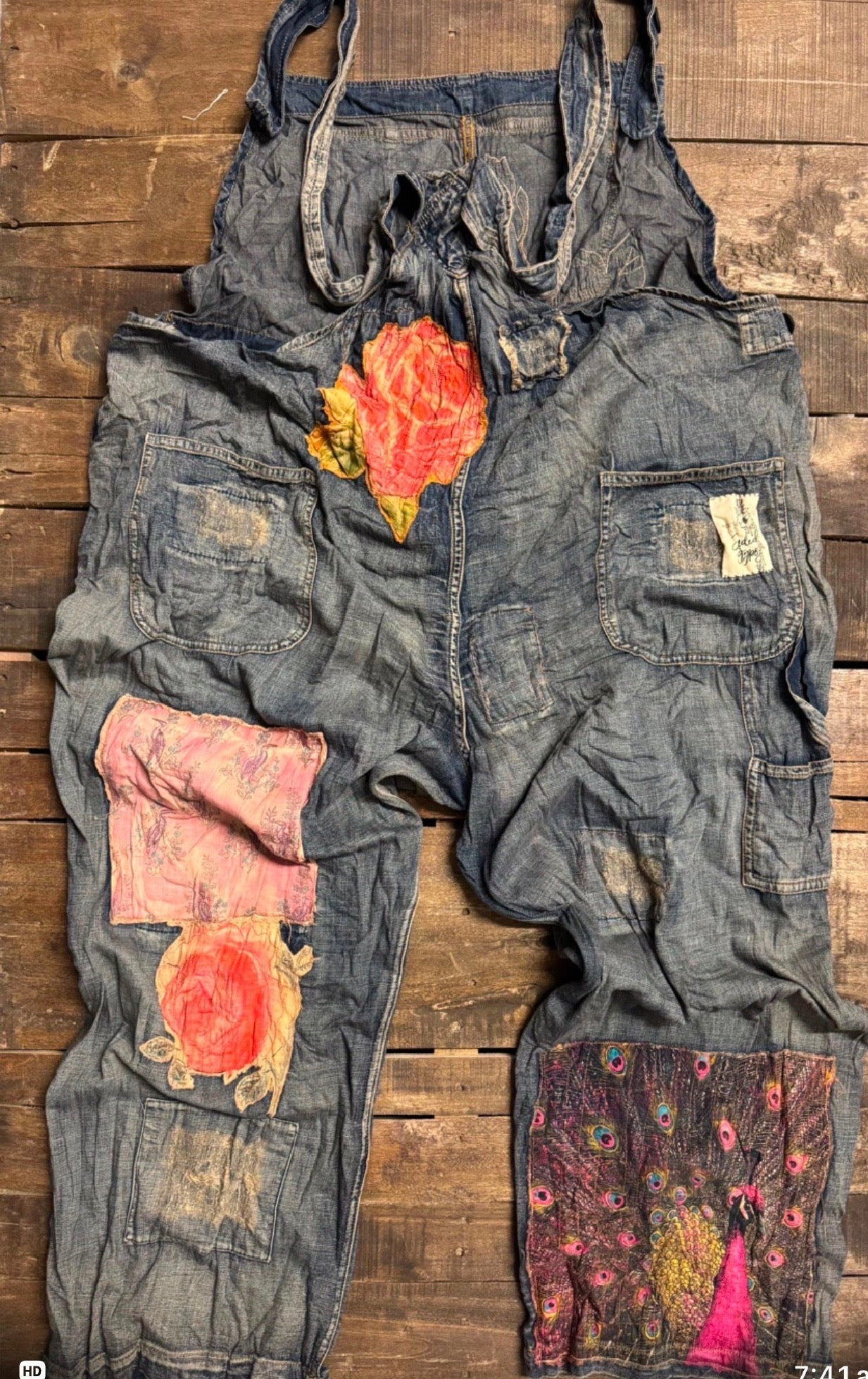 Sunfaded drifter  trail overalls house of jaded gypsy