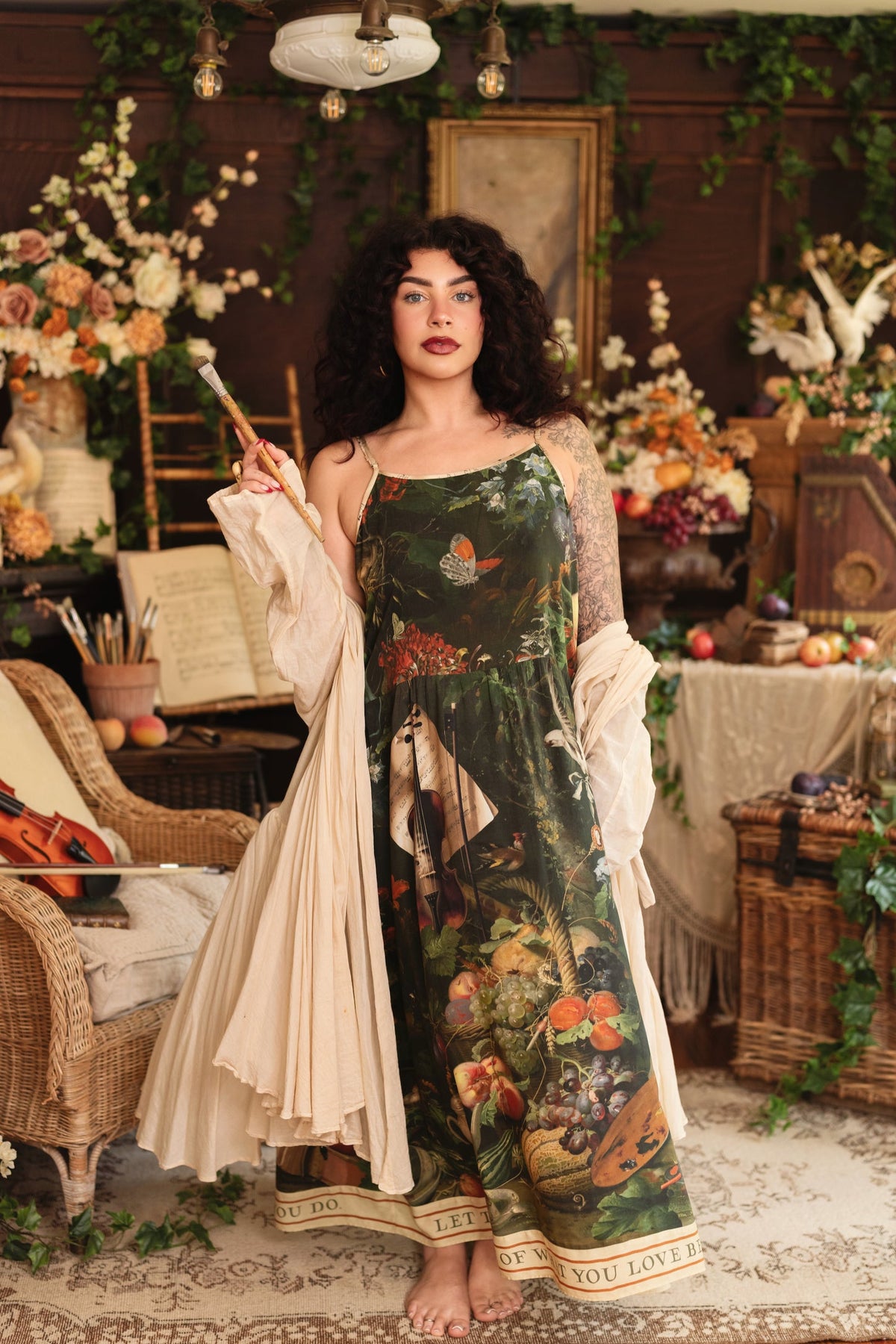 LABOUR OF LOVE BOHÉME SLIP DRESS