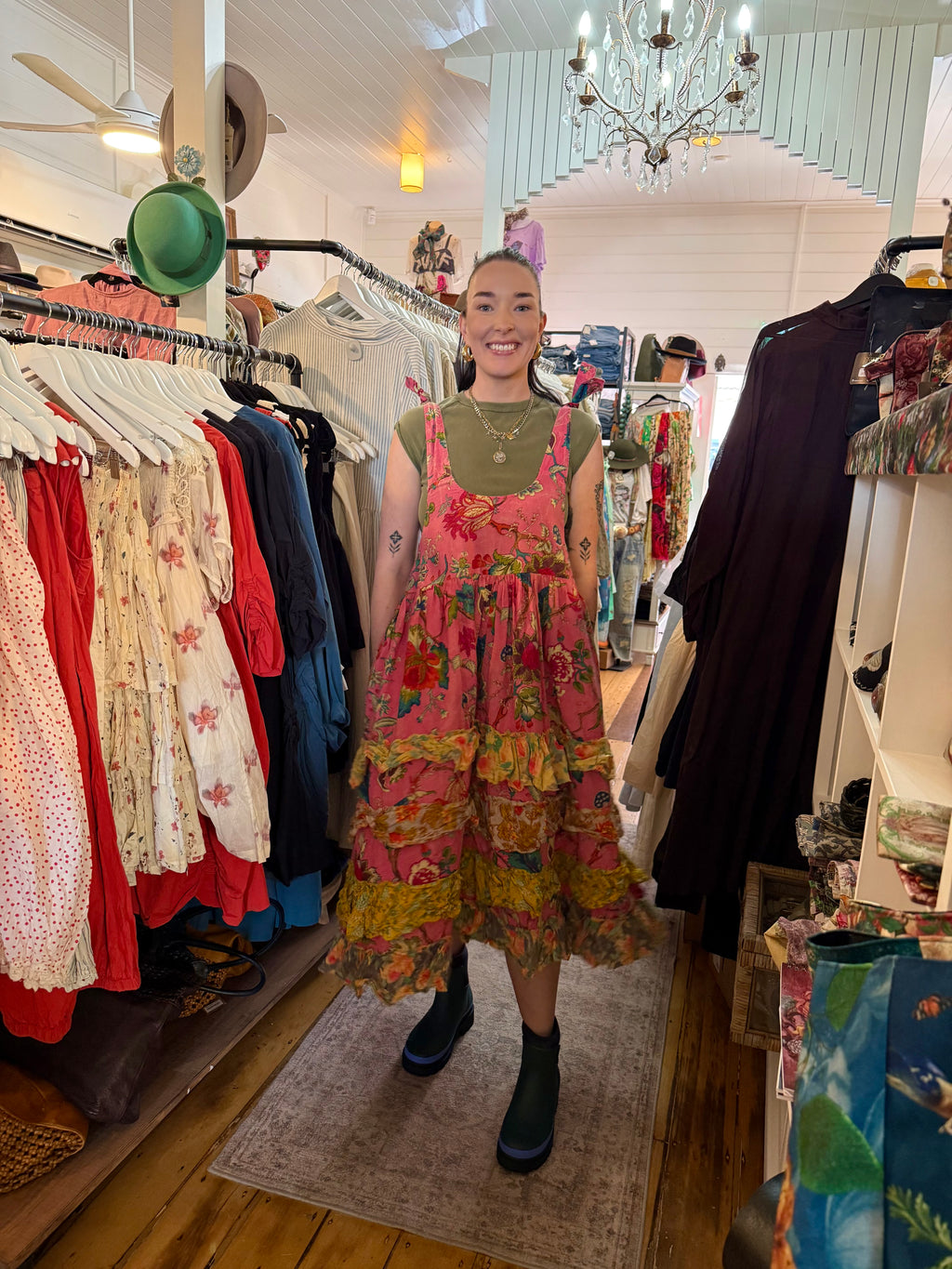 Jaded gypsy drift into bloom dress