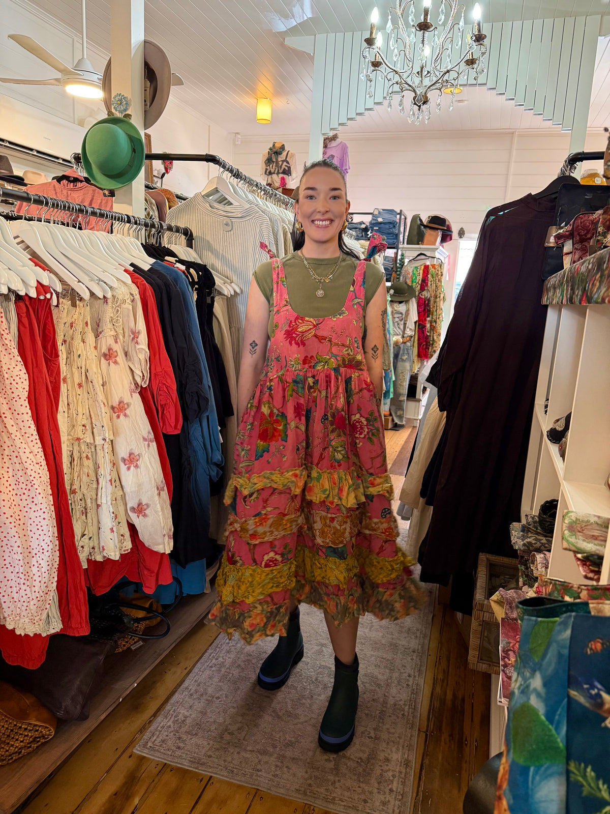 Jaded gypsy drift into bloom dress