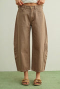 Miou muse barrel jeans mocha