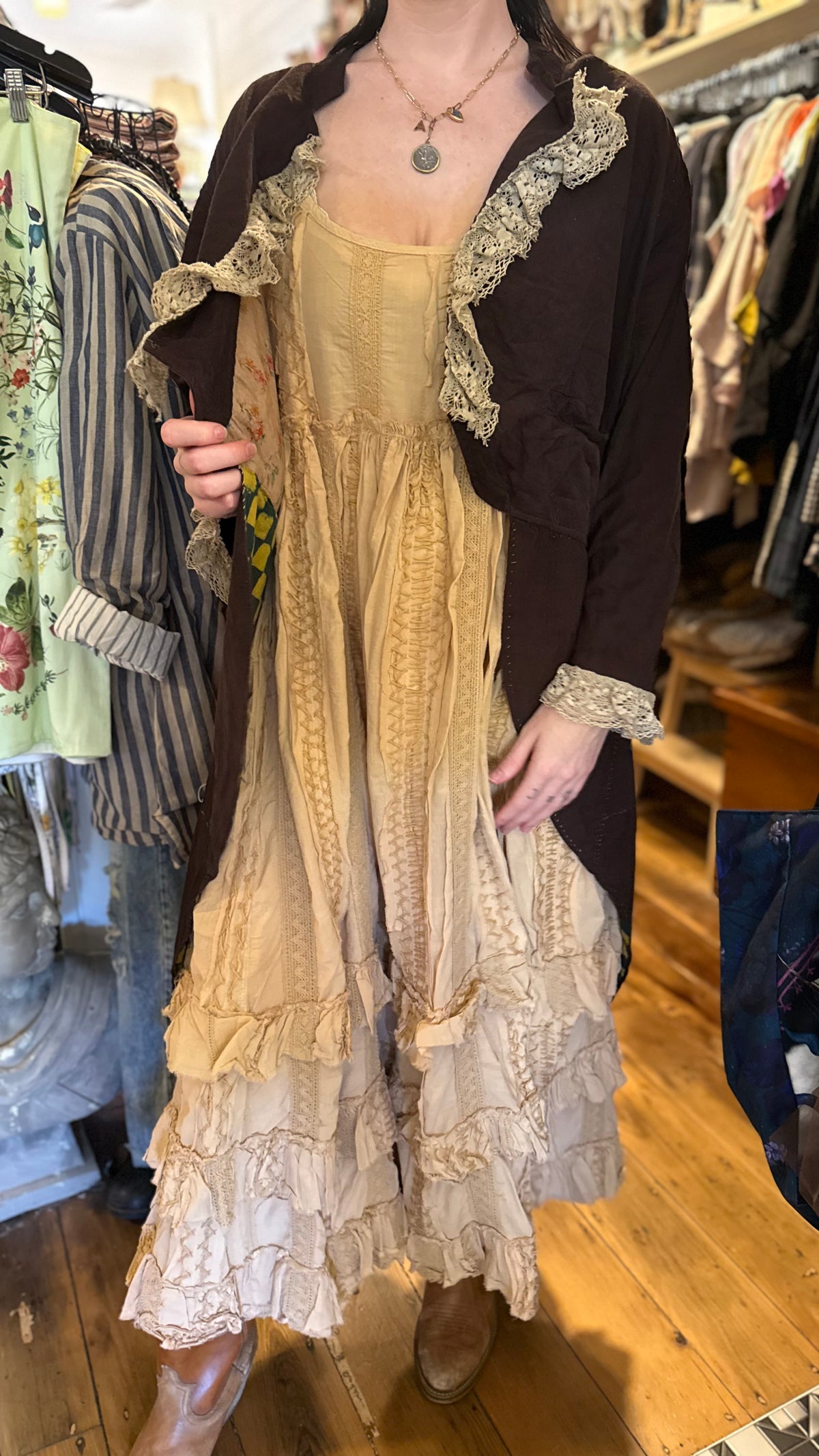 House of Jaded Gypsy Moonlit manor jacket reversable