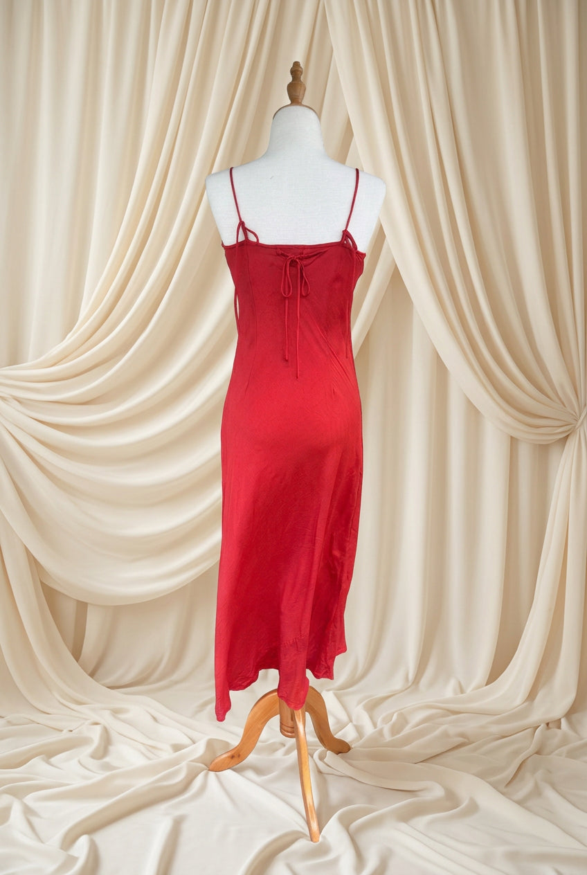 Otomo Marilyn Silk/linen slip long melon