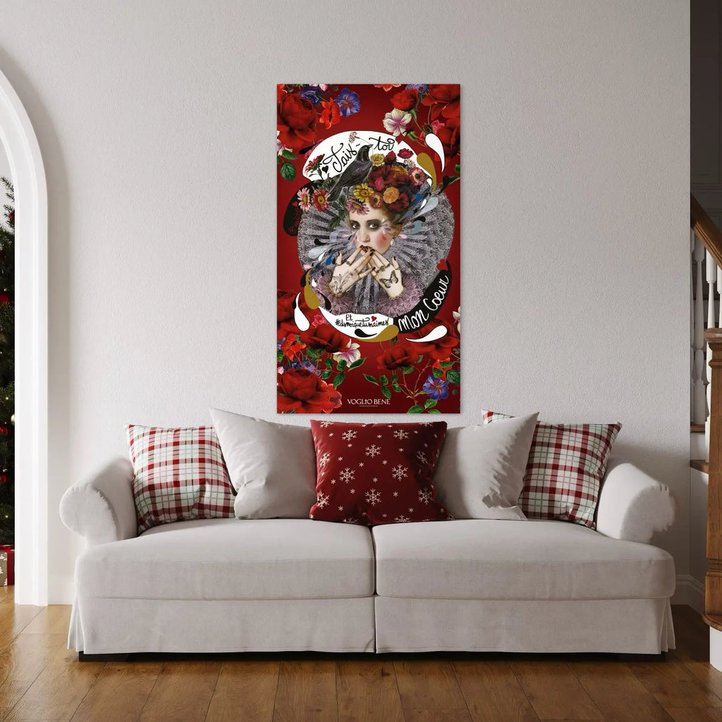 Voglio Bene wall hanging 77x137cm Shut Up