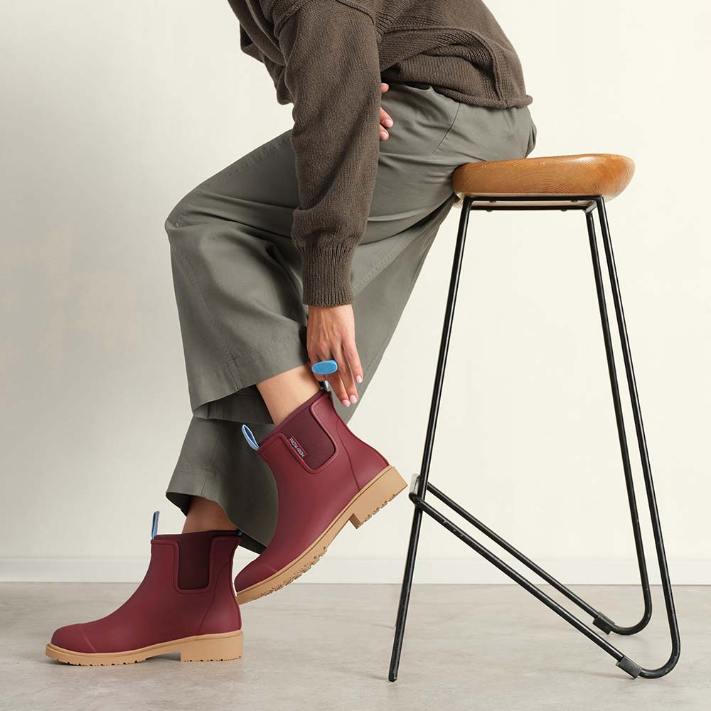 Merry people boots Bobbi brick red