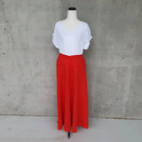  23G337 Frederic linen full length skirt with pockets peta - Stay Wild Collective  