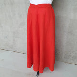  23G337 Frederic linen full length skirt with pockets peta - Stay Wild Collective  