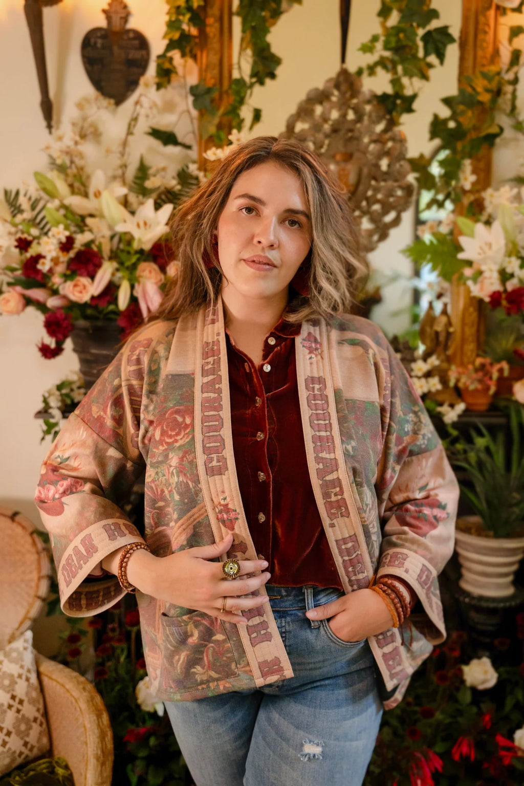 COURAGE DEAR HEART COTTAGE CARDIGAN market of stars