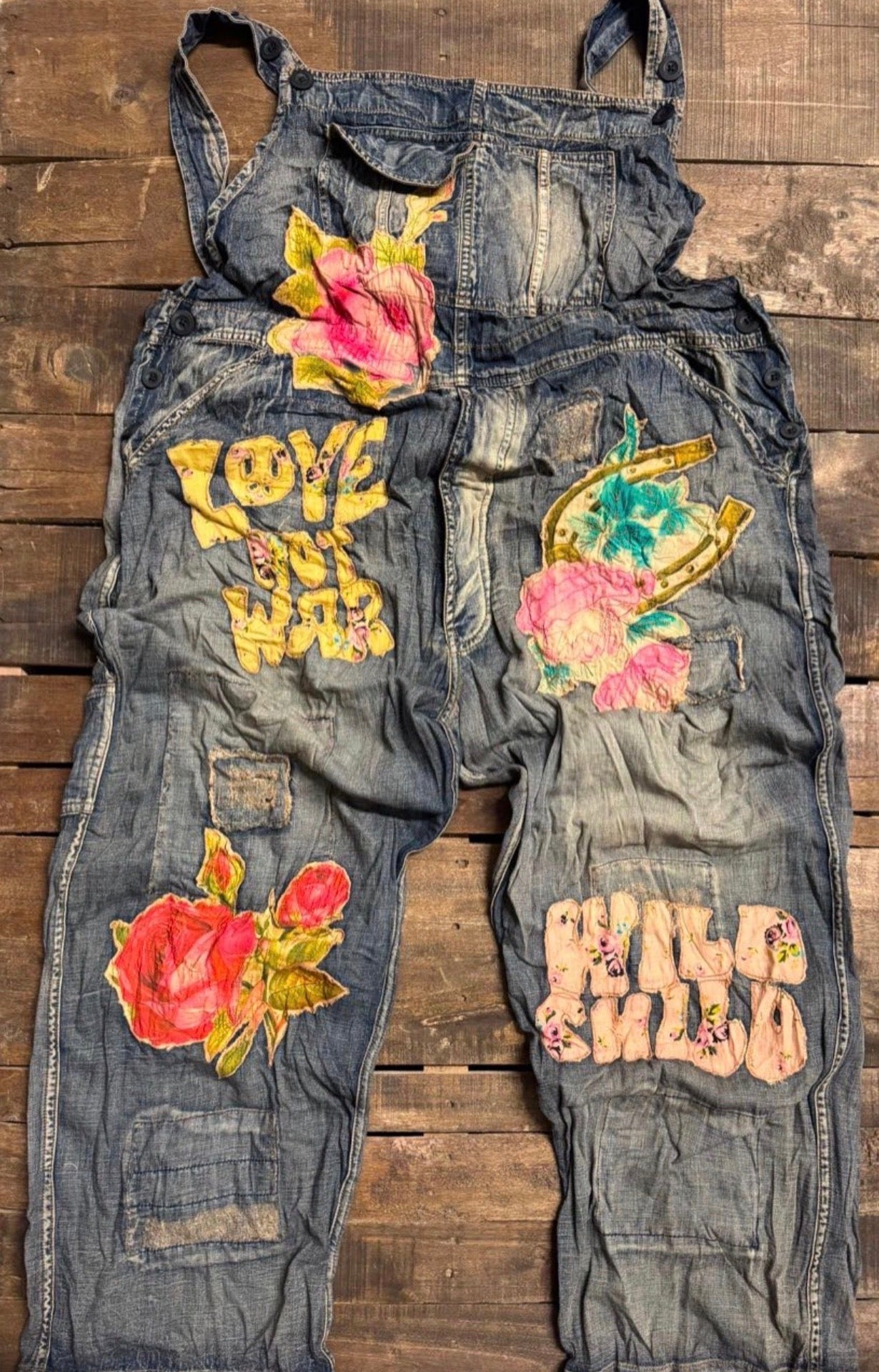 Sunfaded drifter  trail overalls house of jaded gypsy