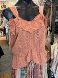 Jaded gypsy luminous tank pink