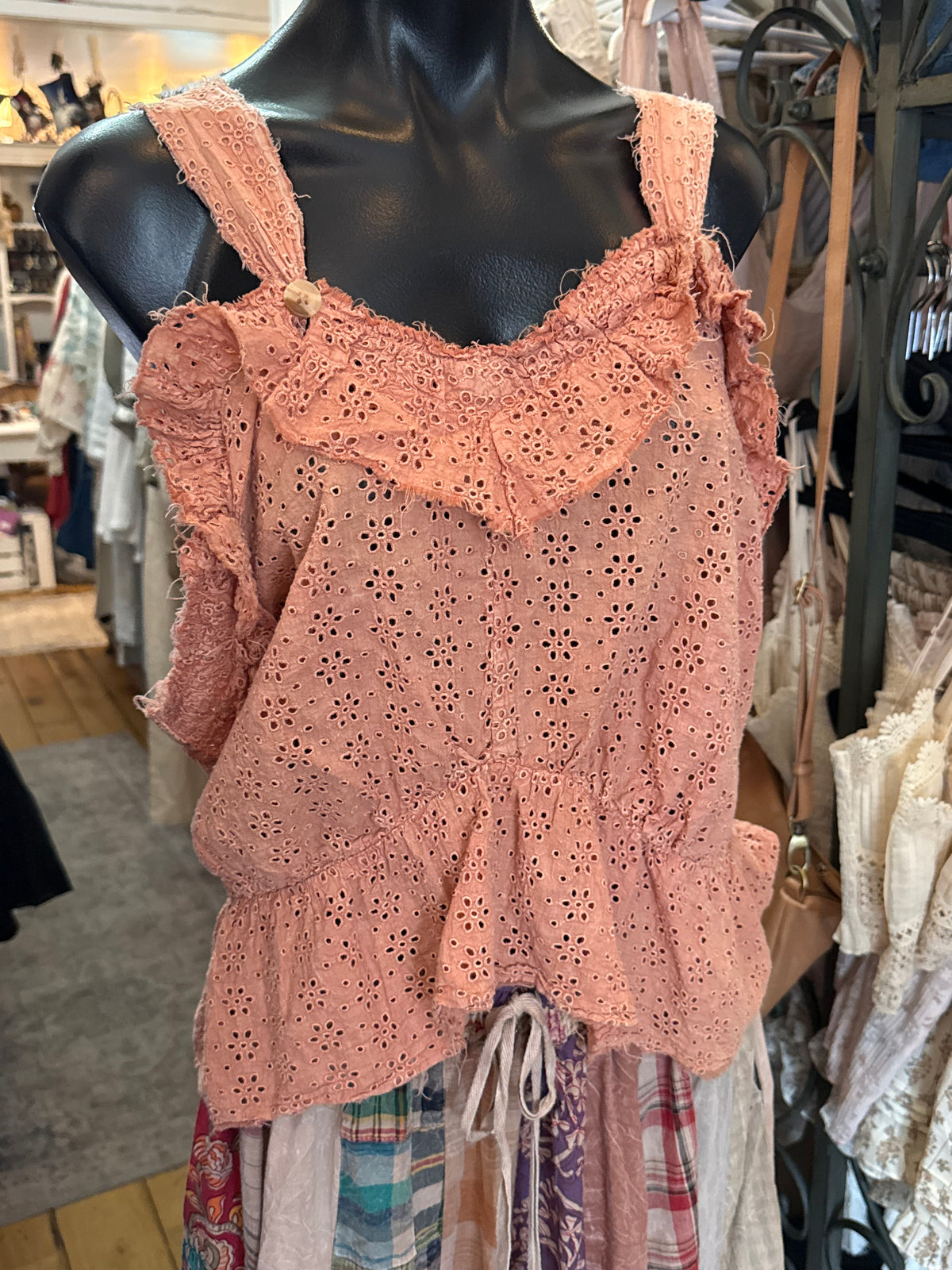 Jaded gypsy luminous tank pink