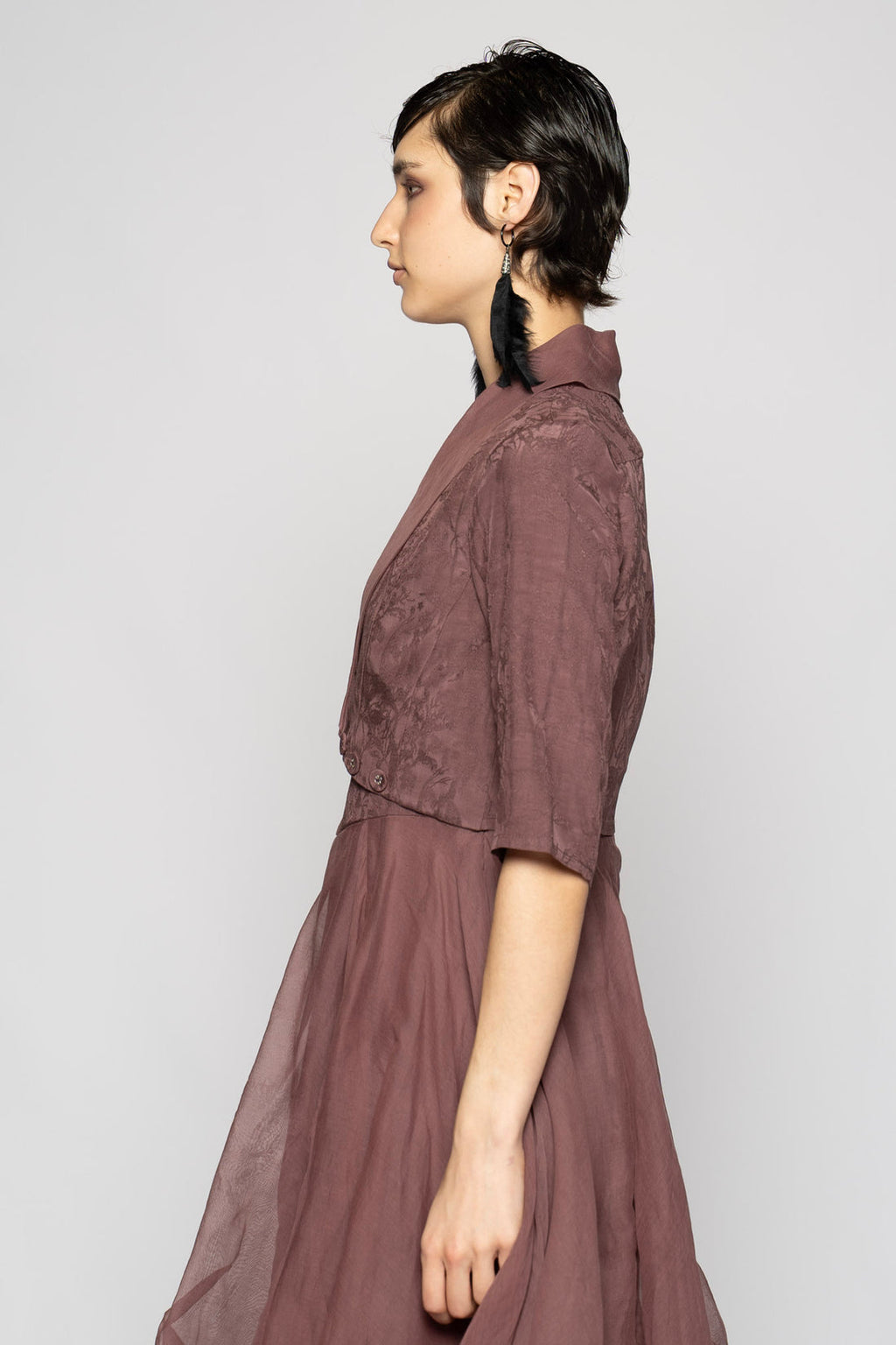 Dogstar bolero jacket mauve