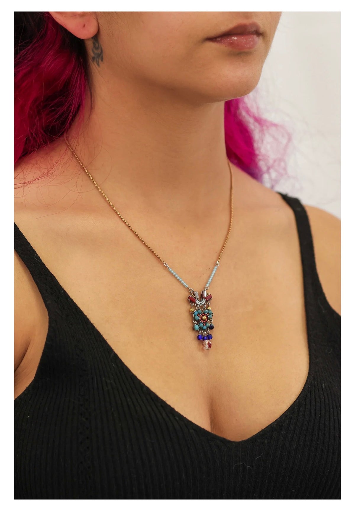 Ayala bar Heatwave Set, Pendant Necklace, Sunlit C3622