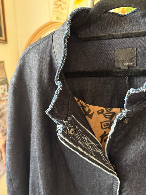Dogstar onmitsu coat indigo denim
