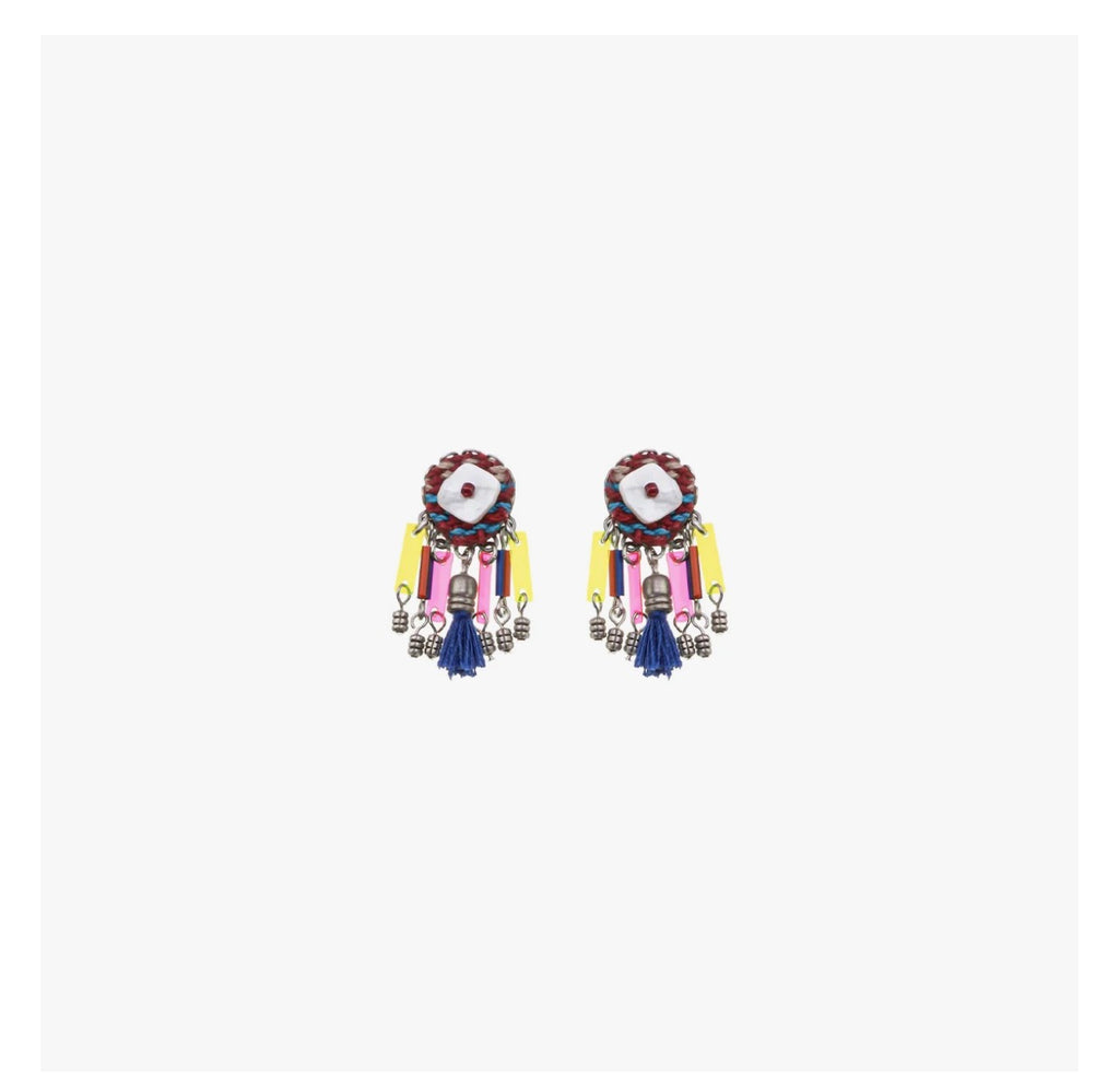 Ayala bar African Dance Set, Small Colorful Earrings, Caravan S2439