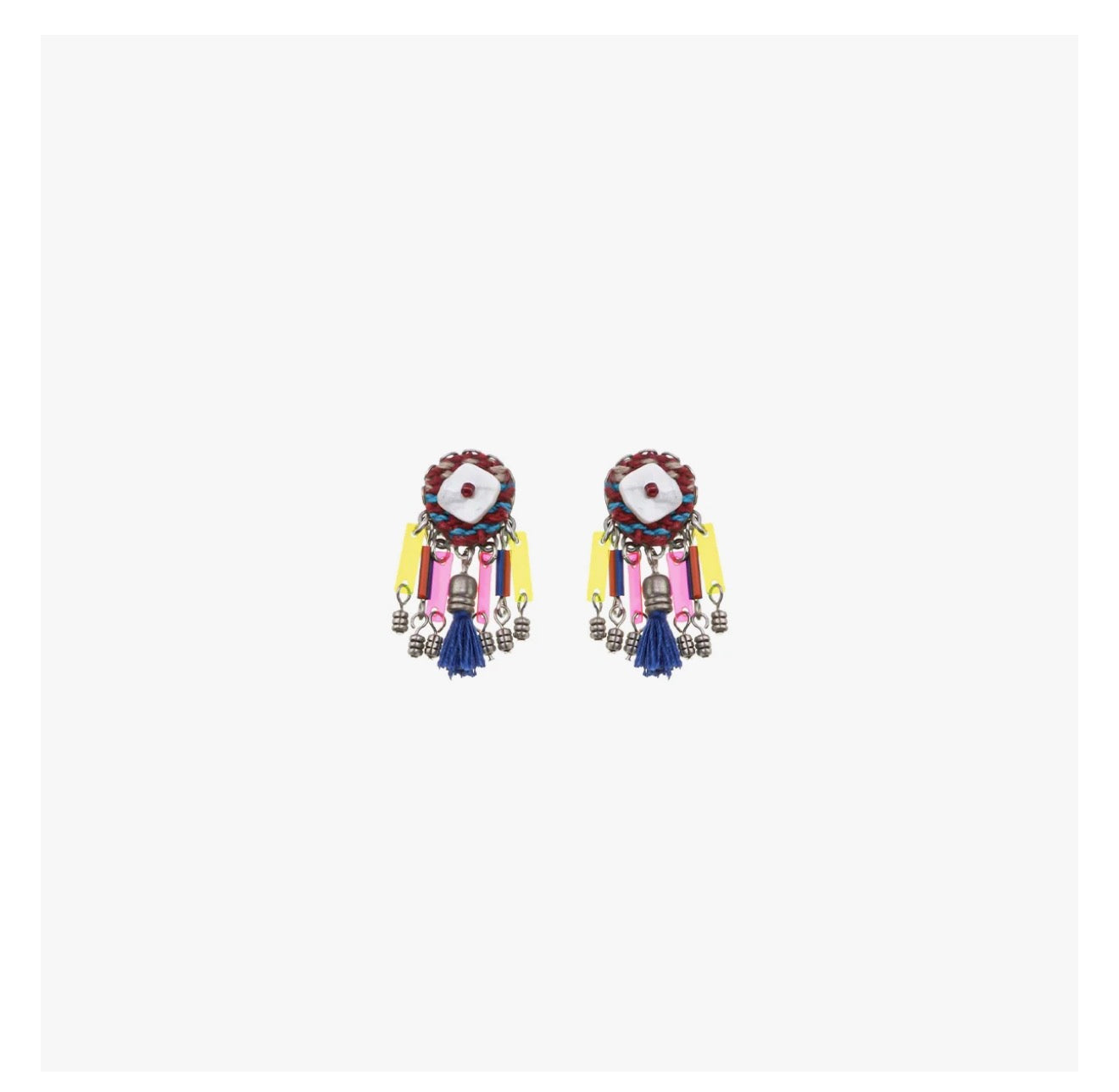 Ayala bar African Dance Set, Small Colorful Earrings, Caravan S2439