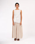 Montaigne Coco Front Tie Up Linen Top