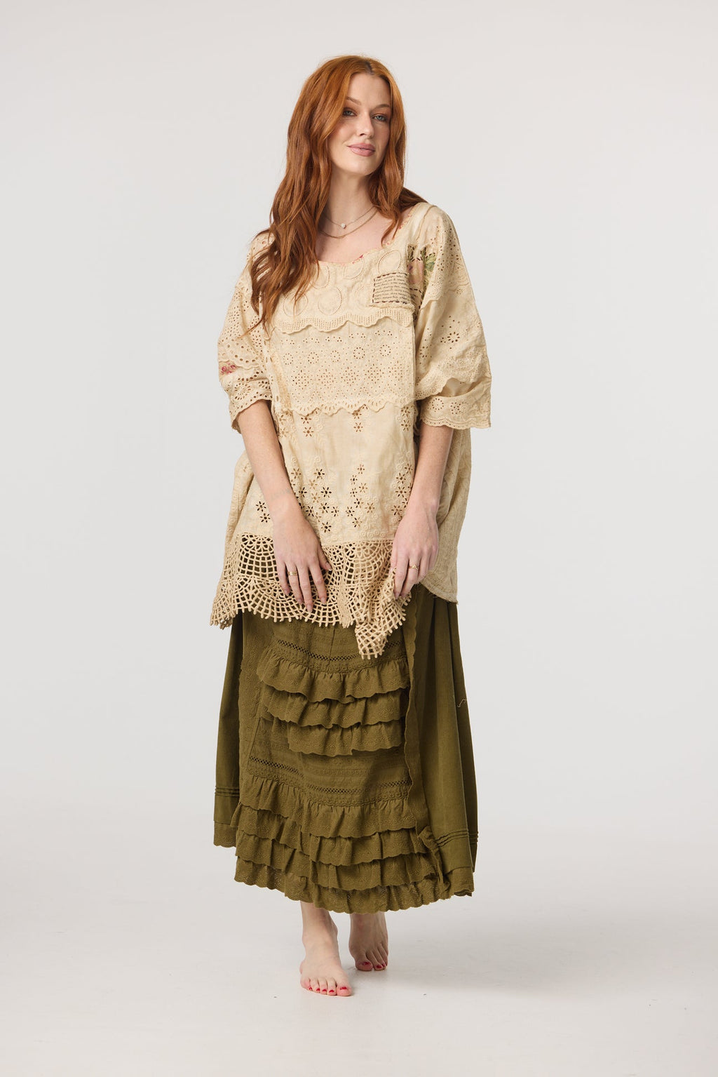 Miss roses sister violet Fable skirt Moss