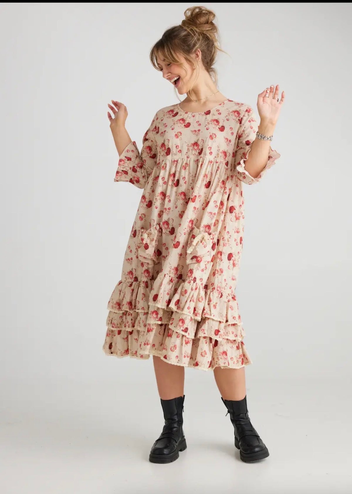 Miss roses sister violet cymbeline ruffles dress