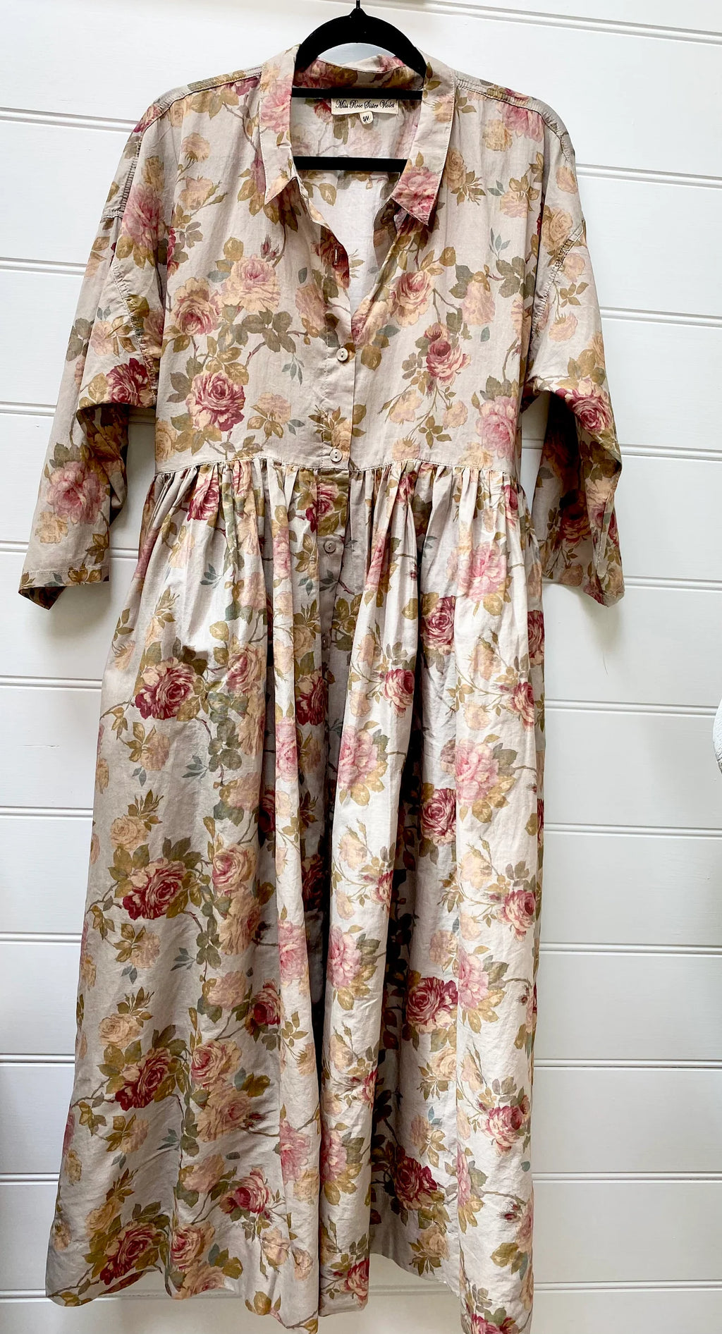 Miss rose sister violet meadowlark cotton dress blue rose